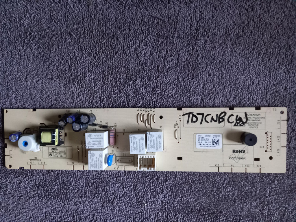 bush td7cnbcw tumble dryer front pcb board