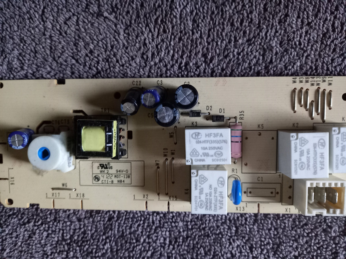 bush td7cnbcw tumble dryer front pcb board