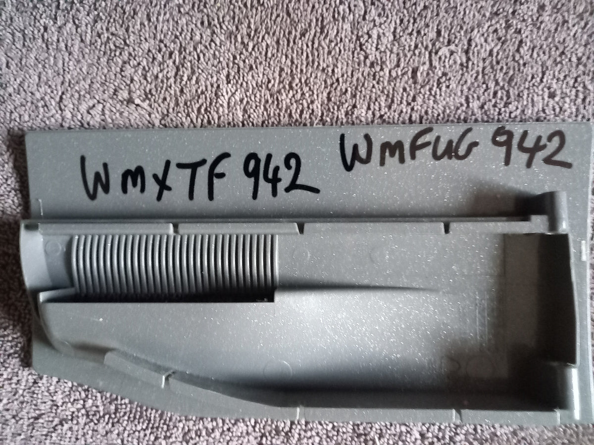 hotpoint wmxtf 942p washing machine front soap drawer handle in graphite grey