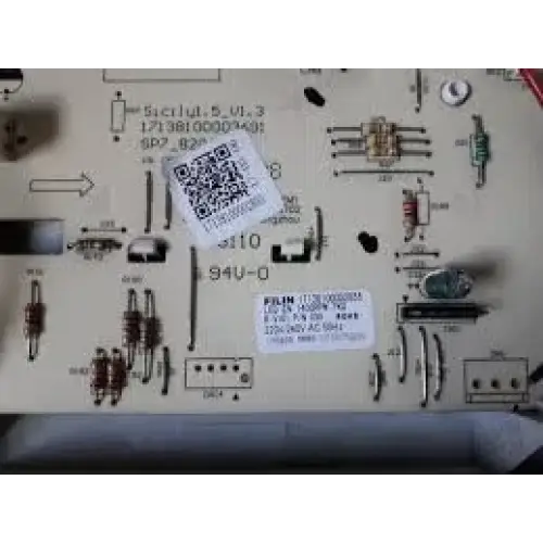 17138100002855 WASHING MACHINE PCB CONTROL BOARD FILIN 1400rpm 7kg USED FULLY TESTED...