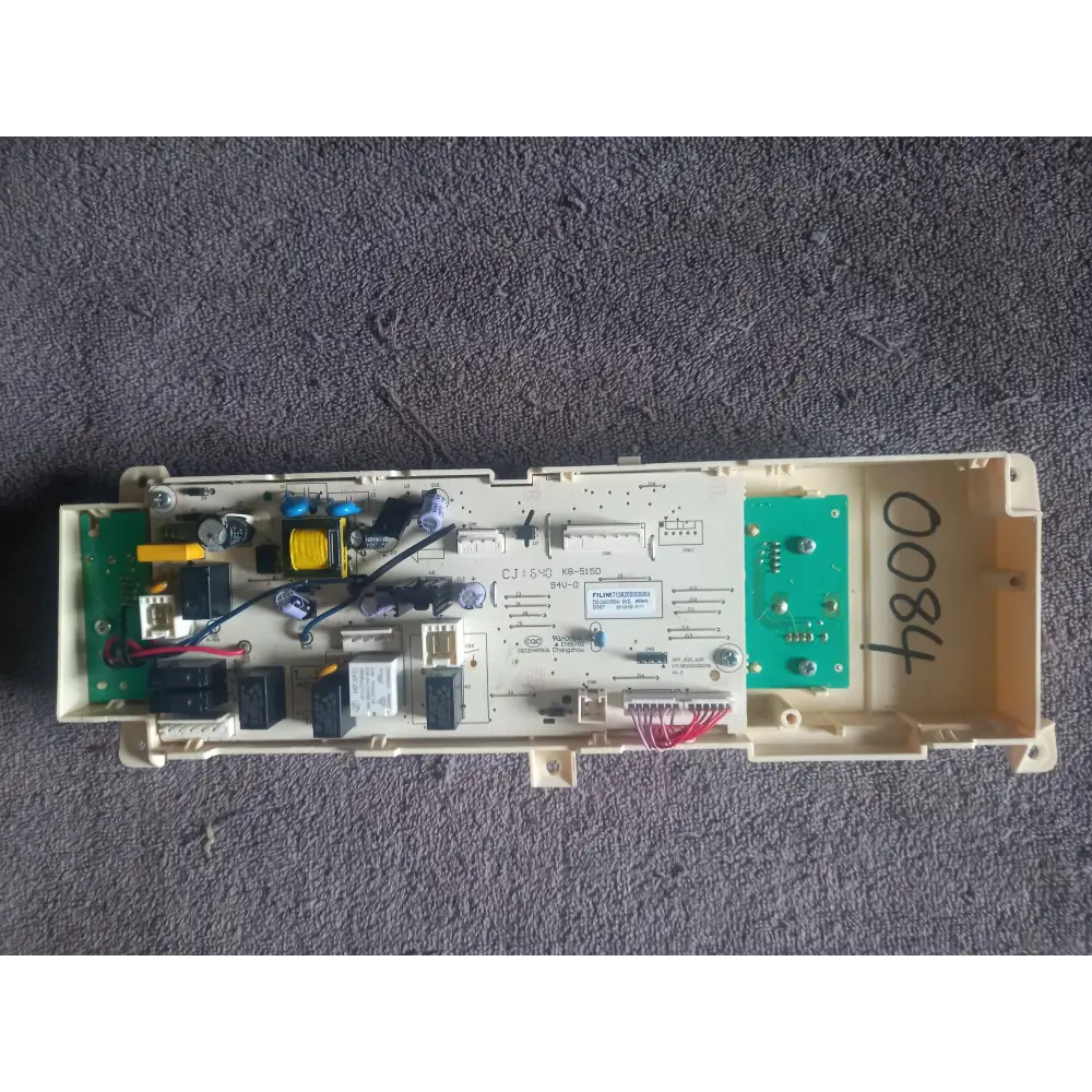 17138200000084 vestel made washing machine front digital display.