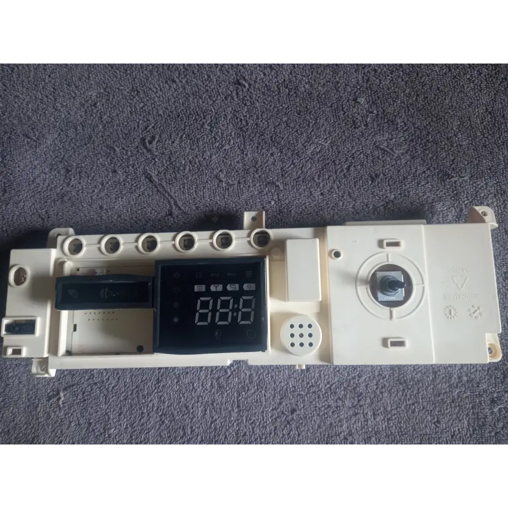 17138200000084 vestel made washing machine front digital display.