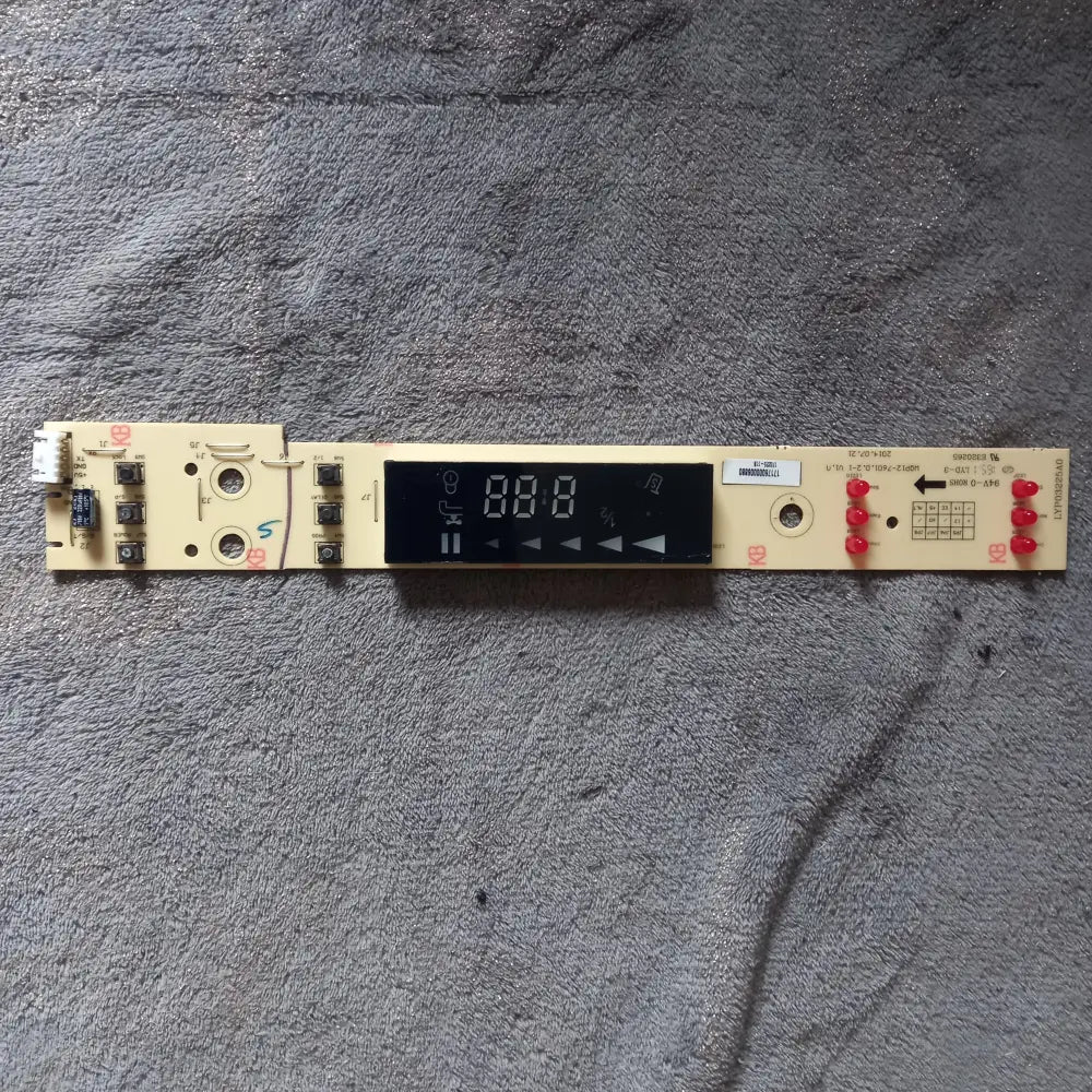 17176000006880 vestel dishwasher pcb,used tested.