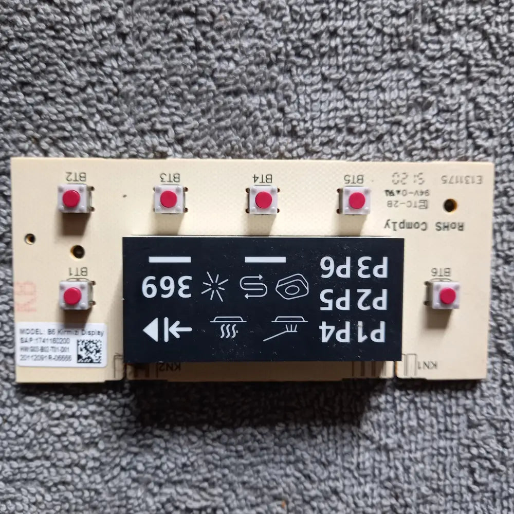 20112091R-06666 1741160-200 BEKO DIGITAL DISPAY,USED TESTED.