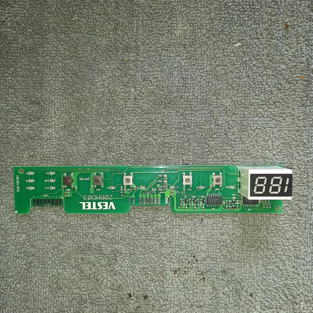 20BMD03 VESTEL DISHWASHER DIGITAL PCB,USED TESTED.