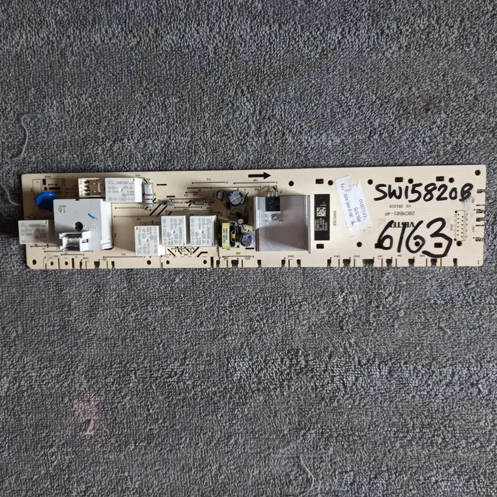 20cmb01-4p 32019082 vestel washing machine pcb,used fully tested,28404985 23066163.