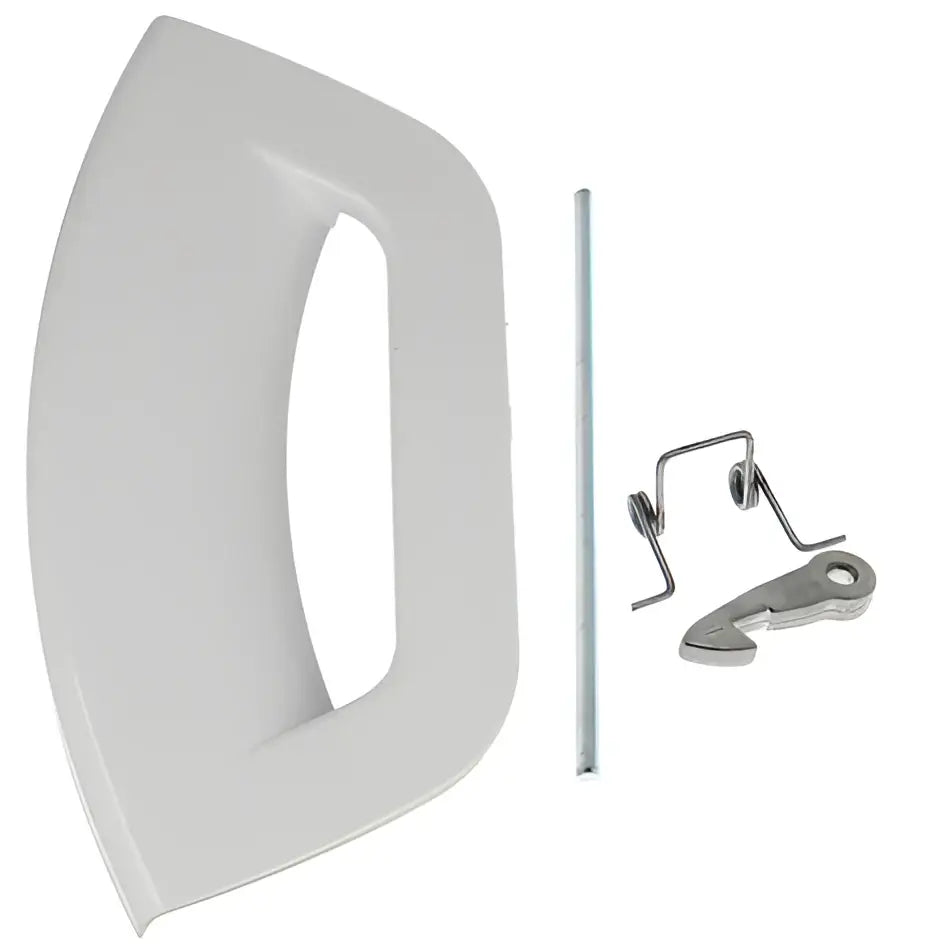 250006330 2500063301 GENUINE Door Handle Lever Kit For Hotpoint in white used