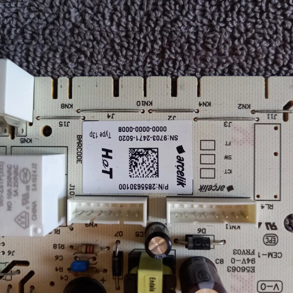 2855630100 Computer Control Board For Beko Washing Machine Circuit PCB Washer Parts