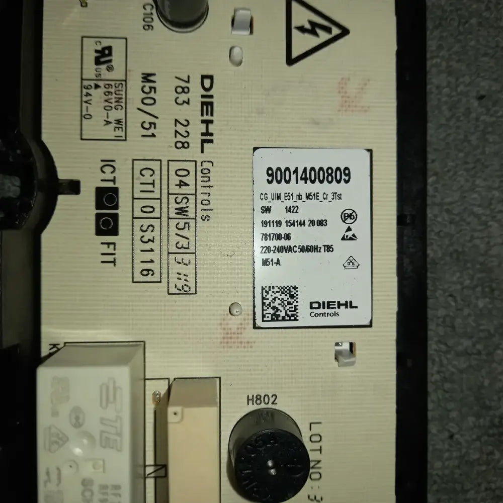 9001400809 9001400801 BOSCH OVEN DIGITAL TIMER CLOCK,USED