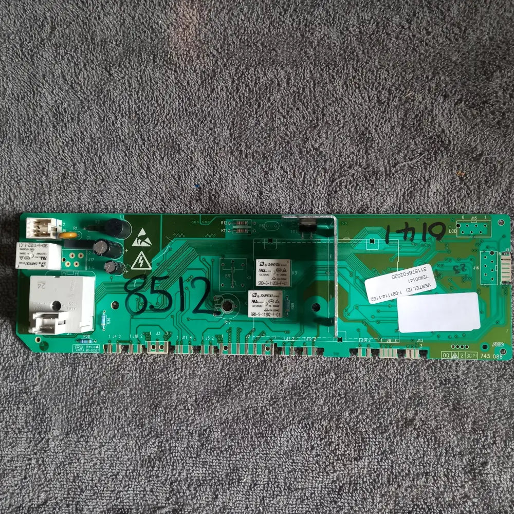 AKO 721988-08 VESTEL 32017398 PRG 723697-01 PCB,USED FULLY TESTED.