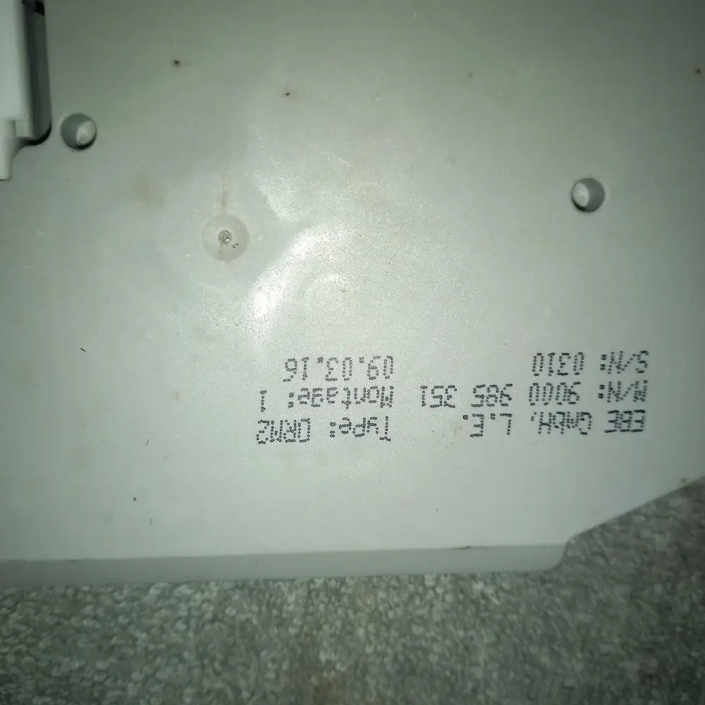appliance spare parts for your one stop bosch siemens dishwasher door lock spares 9000 985 351 used tested appliance