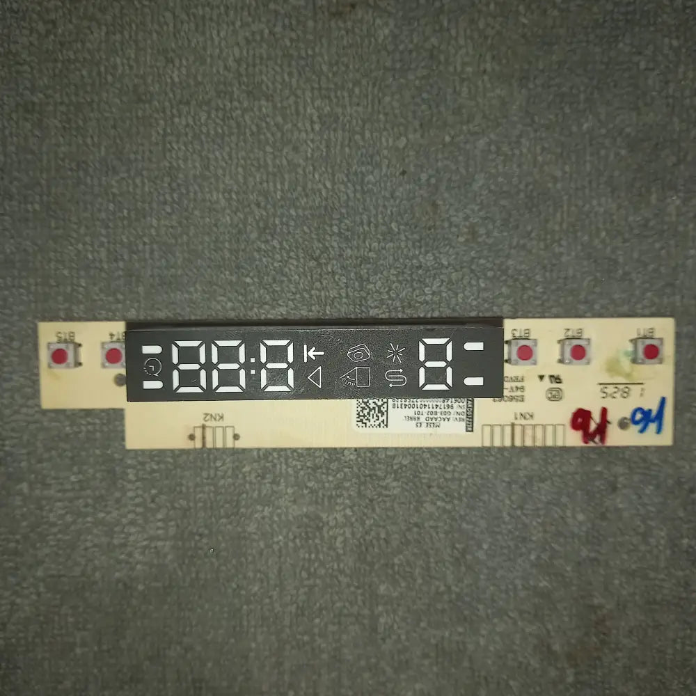 BEKO DISHWASHER DIGITAL PCB REV AACAAD DN/G03-B02-T01 961741140100,USED TESTED.