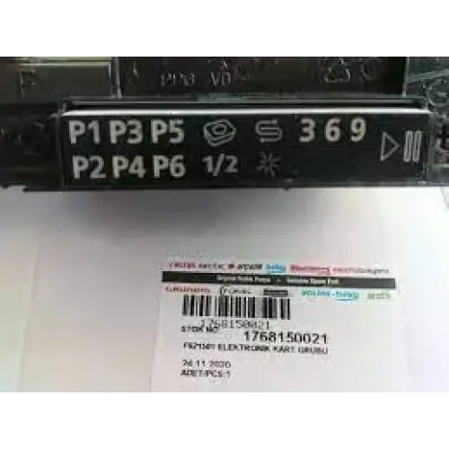 Beko Dishwasher Electronic PCB Assembly 1768150021,used fully tested,mard1093r f621501,