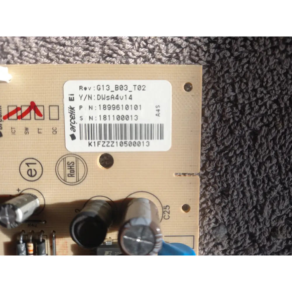 Beko Dishwasher Module Pcb. Genuine Part Number