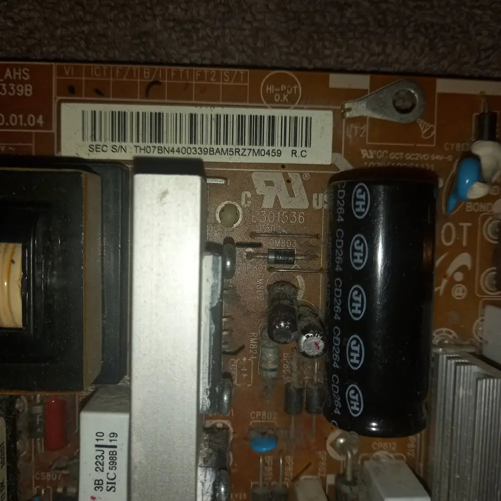 BN44-00339B BN4400339B P3237F1_AHS SAMSUNG LE37C650L1KXXU POWER SUPPLY
