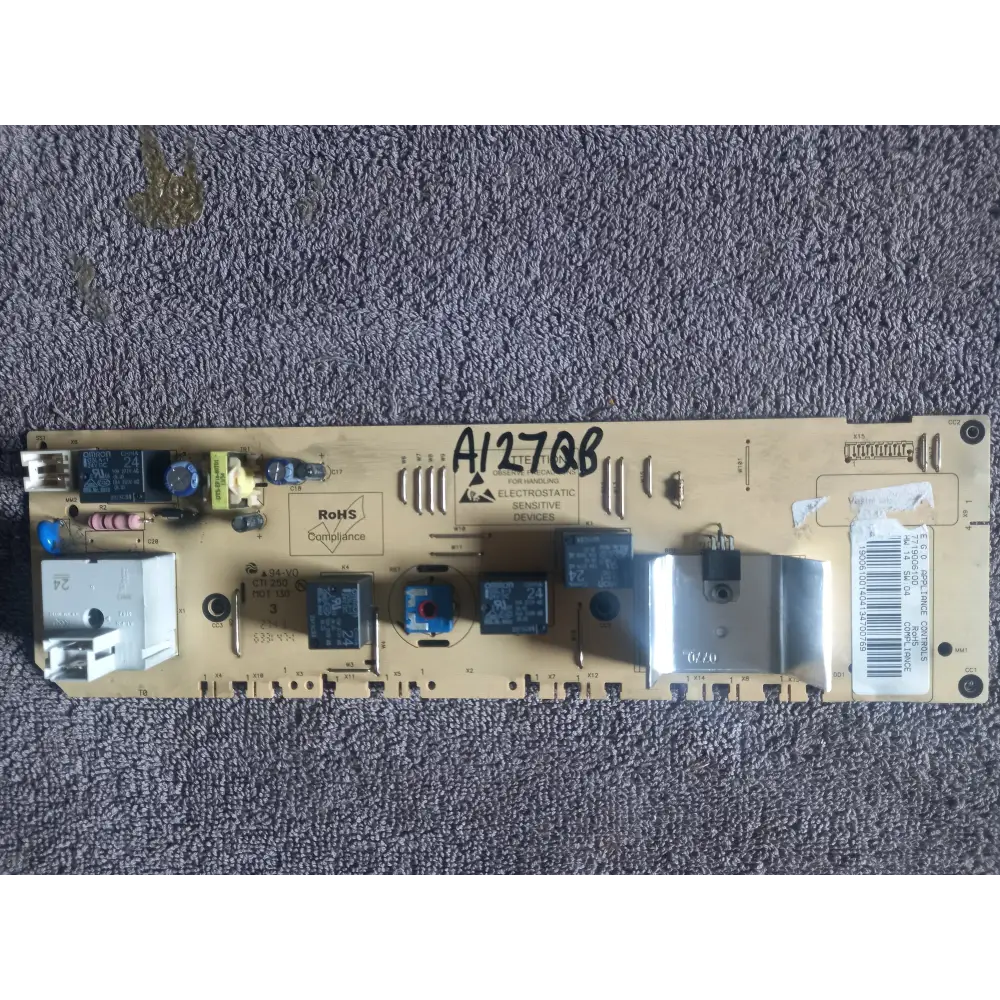 bush a127qb washing machine front pcb board