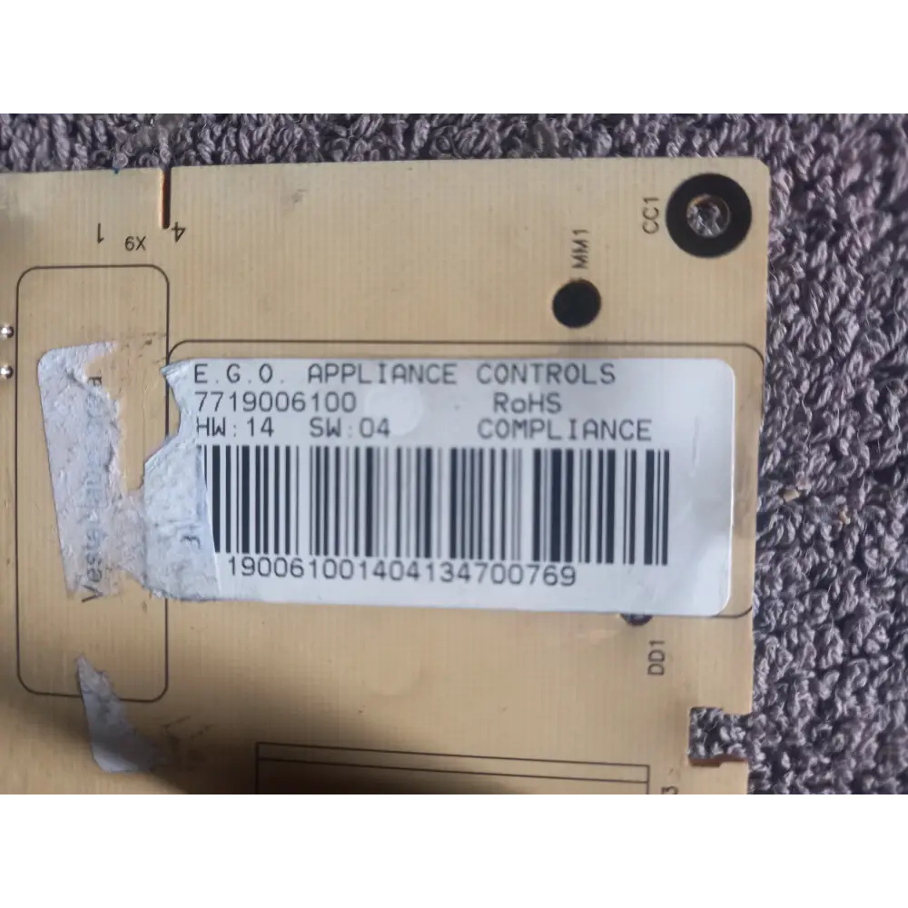 bush a127qb washing machine front pcb board