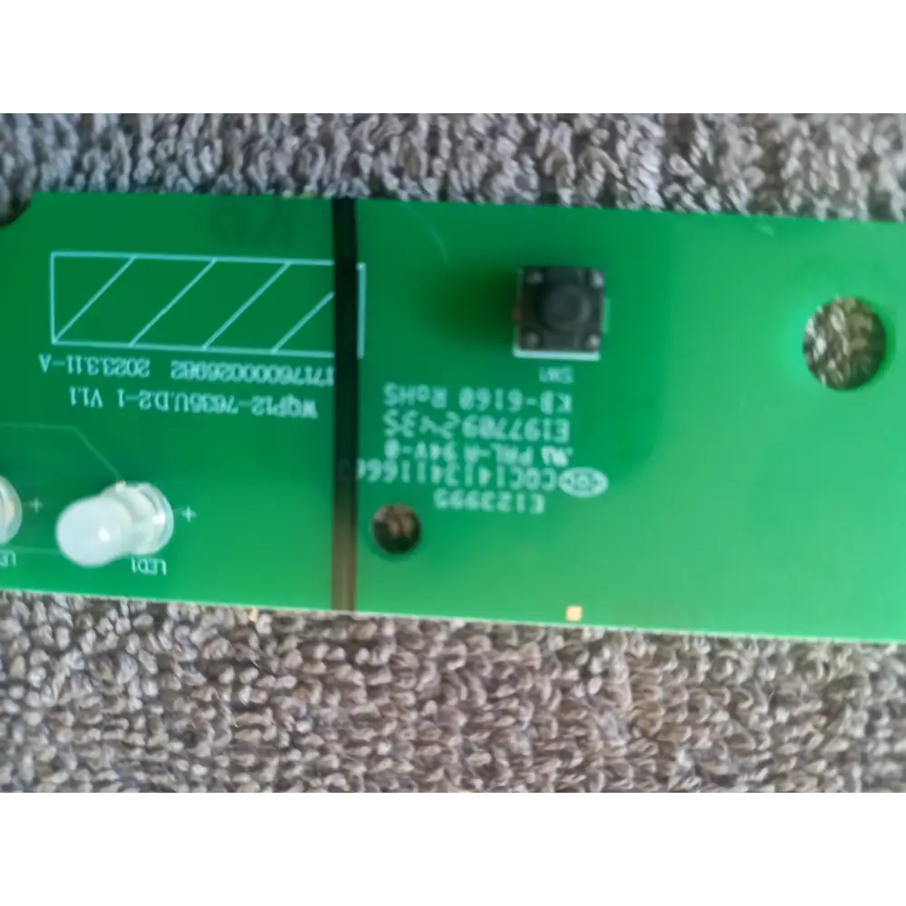 BUSH dwfse126b dishwasher pcb front digital display