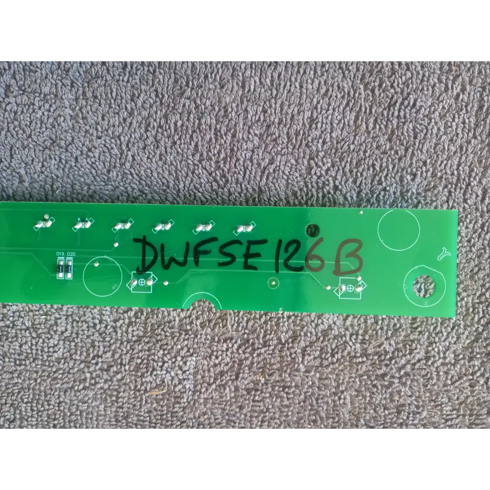BUSH dwfse126b dishwasher pcb front digital display