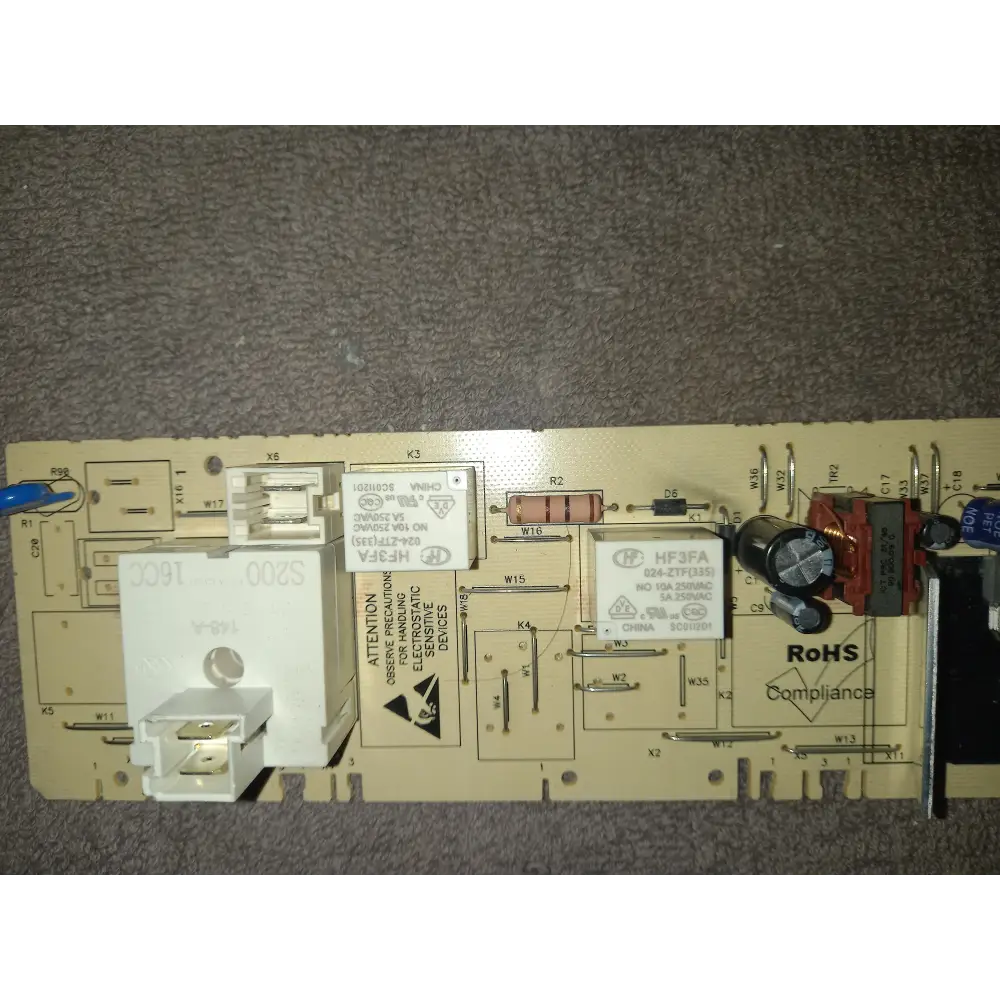 bush wmsae912ew washing machine front pcb controller