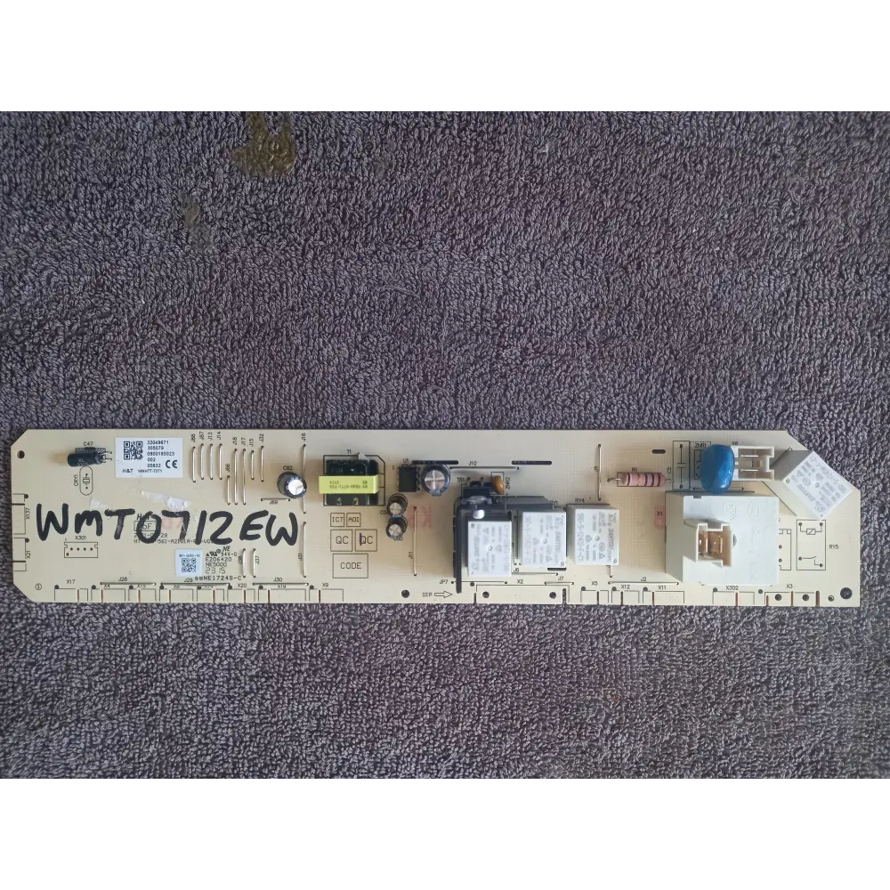 bush wmt0712ew washing machine front control pcb board