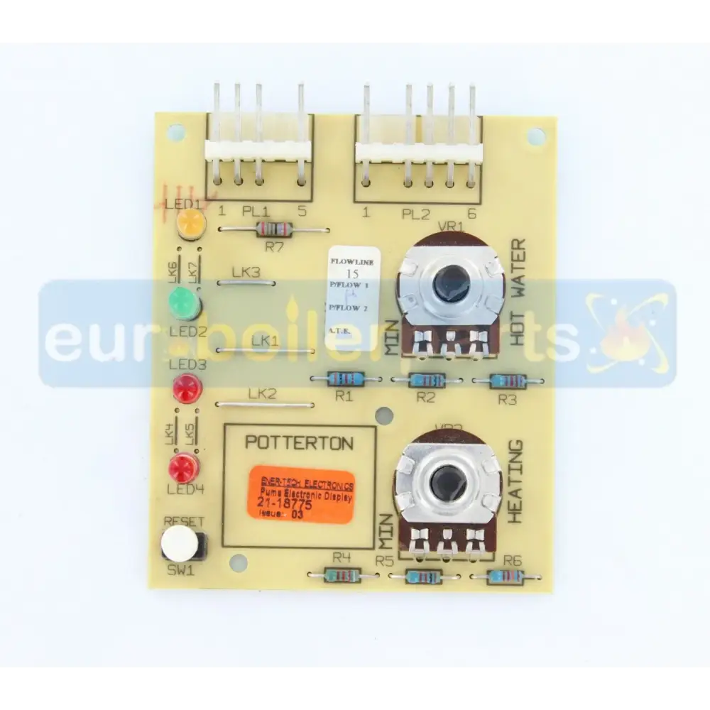 buy genuine boiler boards pcbs Potterton Puma 80 & 100 Electronic Display PCB 21/18775 MySimpleStore - Your One-Stop