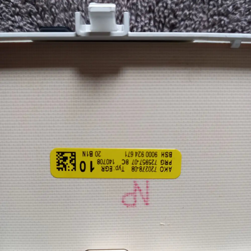 buy genuine bosch siemens dishwasher digital control panel 725957-07 bsh 9000 924 671 9000924671 type egr 720278-08