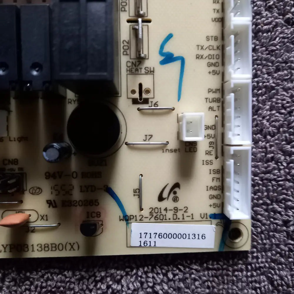 buy genuine dishwasher pcb boards 1717600001316 wqp12-7601.d.1-1 v1.1 MySimpleStore - Your One-Stop Appliance Spare