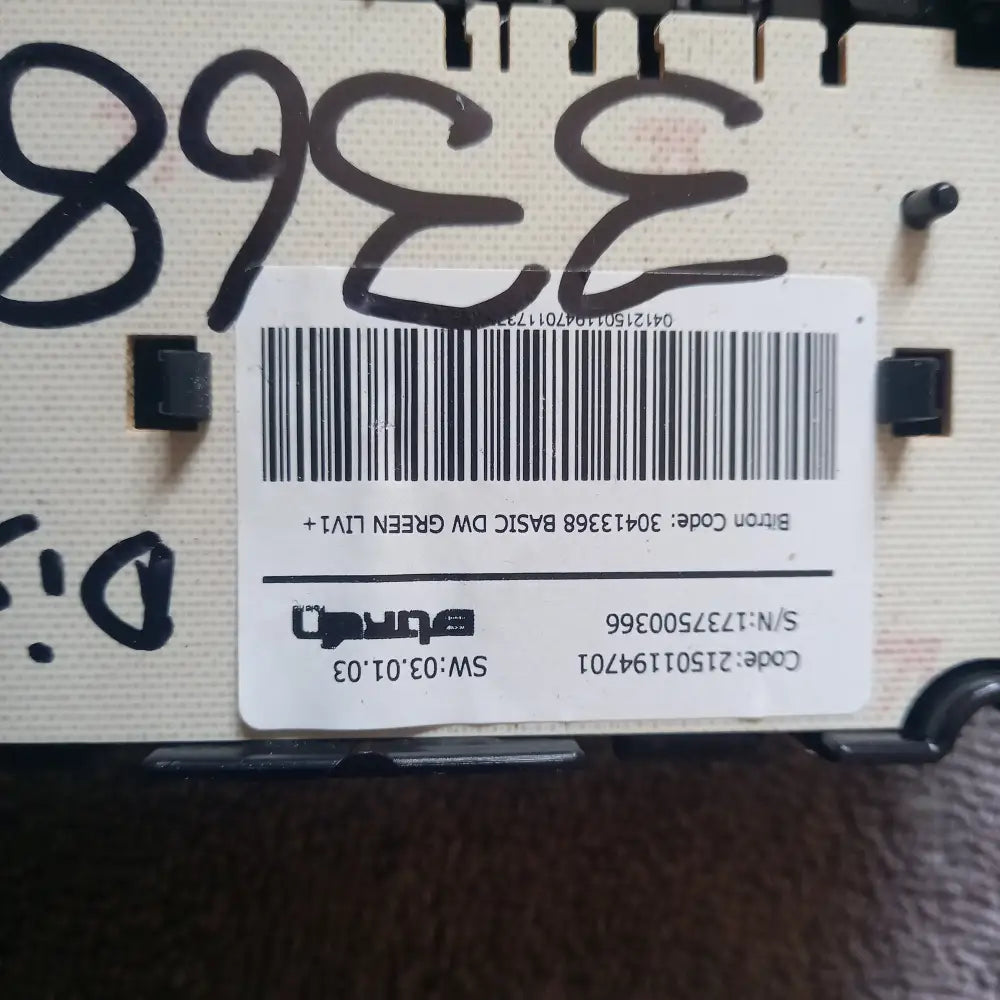 BUY GENUINE HOTPOINT INDESIT DISHWASHER CONTROL PCB 21501194701 30413368