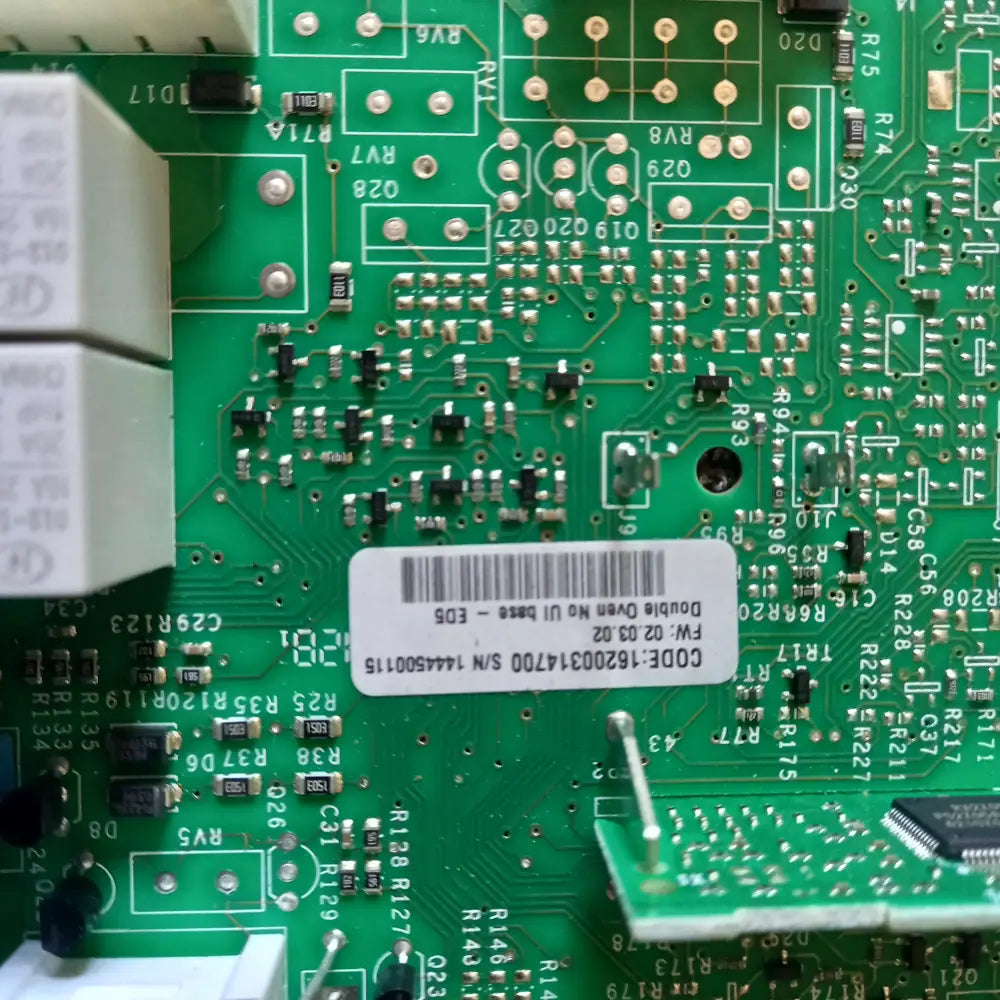 BUY GENUINE HOTPOINT OVEN PCB BOARDS FI6 BU-01 UBZ891 O CK 16200314700 FW020302 DOUBLE OVEN NO UI BASE-ED5