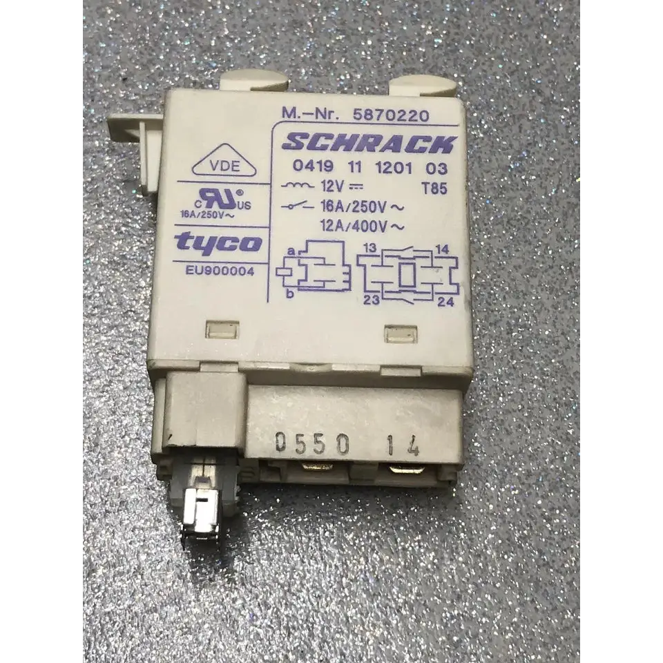 BUY GENUINE MIELE TUMBLE DRYER SPARES t7644c miele dryer M.-NR.5870220 MIELE HEATER RELAY 5870220 - SCHRACK 0419 11
