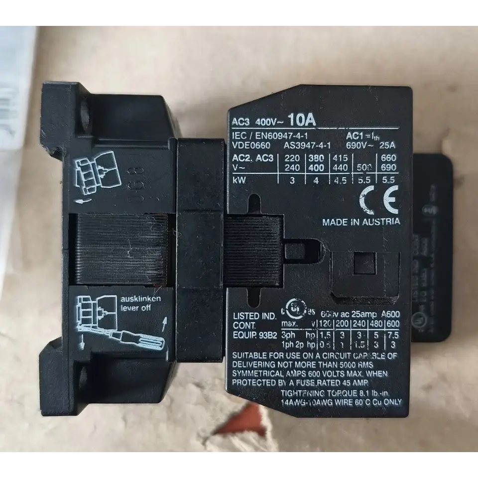 BUY GENUINE SPARE PARTS FOR Benedict & Jager BE-K3-10A10 K3-10A10 Contactor