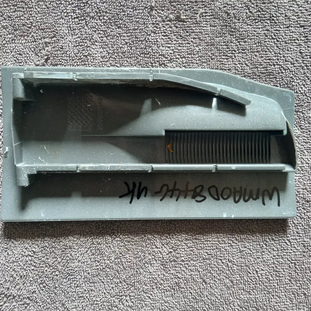 BUY GENUINE SPARE PARTS FOR HOTPOINT WMAOD 844G UK FRONT SOAP DRAWER HANDLE IN GRAPHITE GREY,250007049. buy genuine all
