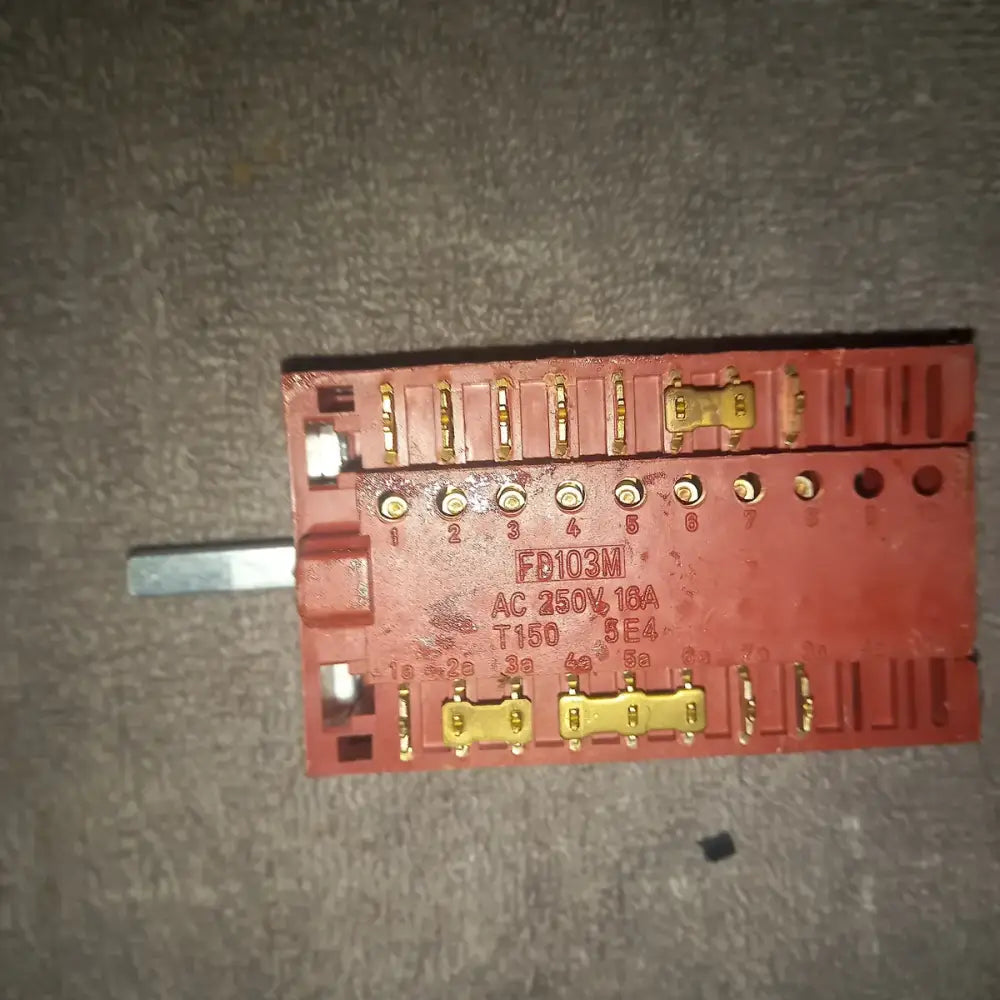 BUY GENUINE SPARE PARTS FOR RANGEMASTER PRODUCT CODE 11219 ROTARY SWITCH FD103M Your One-Stop Appliance Spare Parts
