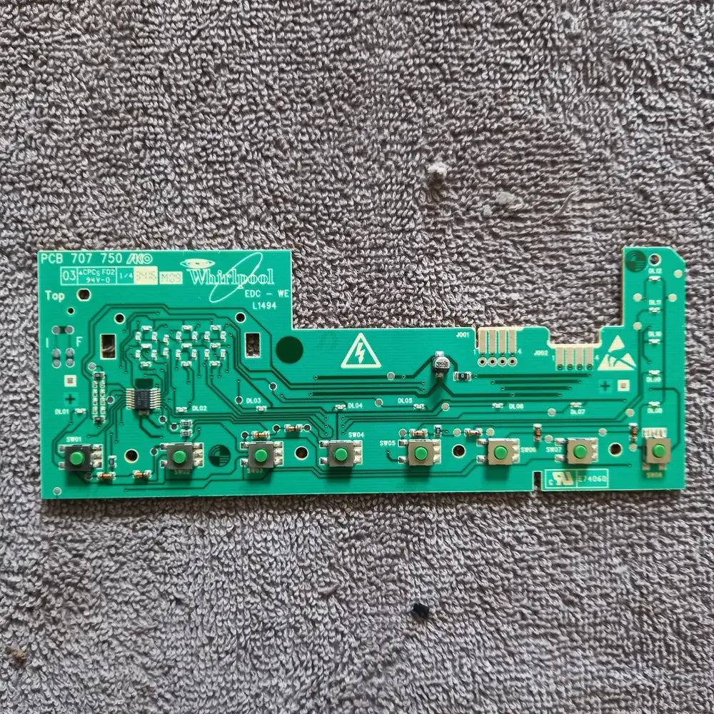 BUY GENUINE WHIRLPOOL TUMBLE DRYER PCB CONTROL TDWSF 38B-EP 461971428481-a whirlpool front digital pcb,Your One-Stop