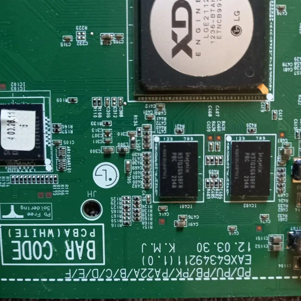 BUY LG TV SPARE PARTS lg 42pm47070t-za main board EAX64349211 1.0 SCREEN PDP42140010 ONLY HAS 2 USB PORTS Your One-Stop