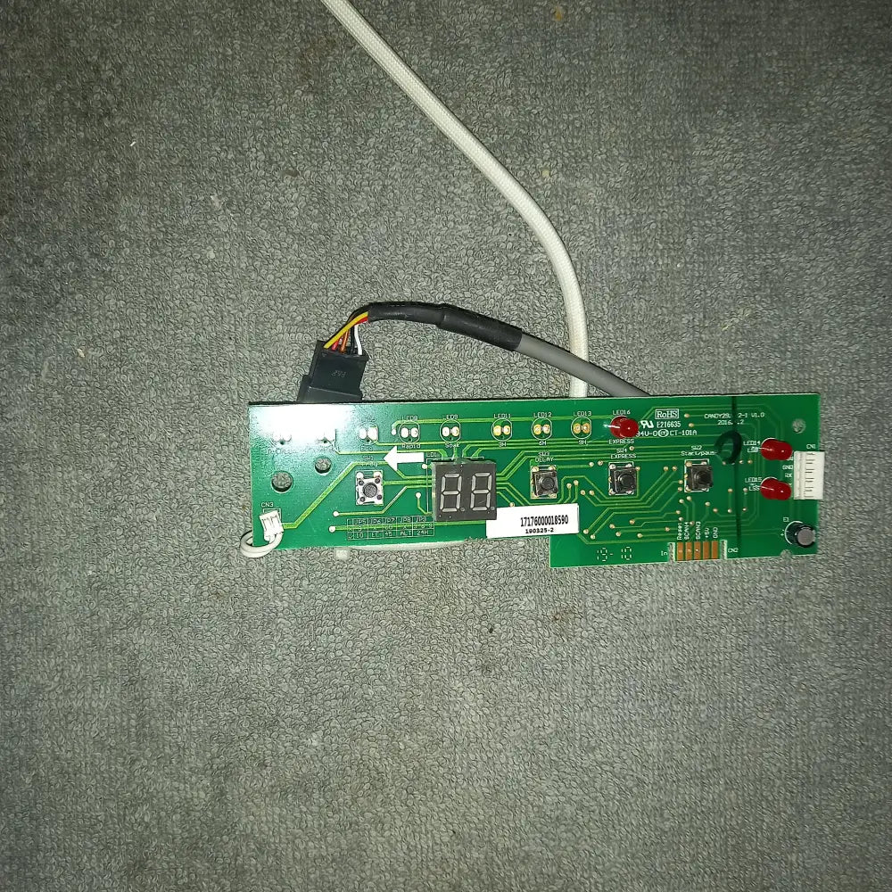 candy29. 2-1 v1.0 17176000018590 light pcb used tested. https://appliancesparepartsmysimplestore.com/shop/ols/products/