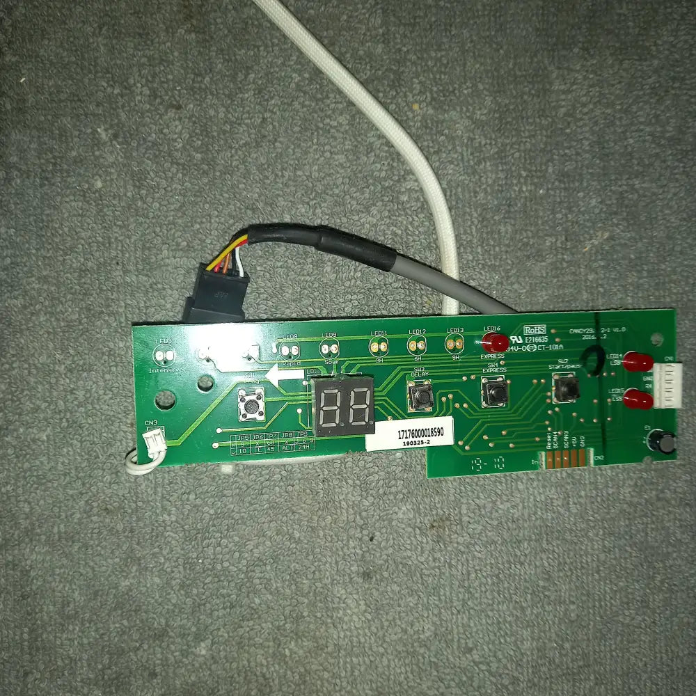 candy29. 2-1 v1.0 17176000018590 light pcb used tested. https://appliancesparepartsmysimplestore.com/shop/ols/products/