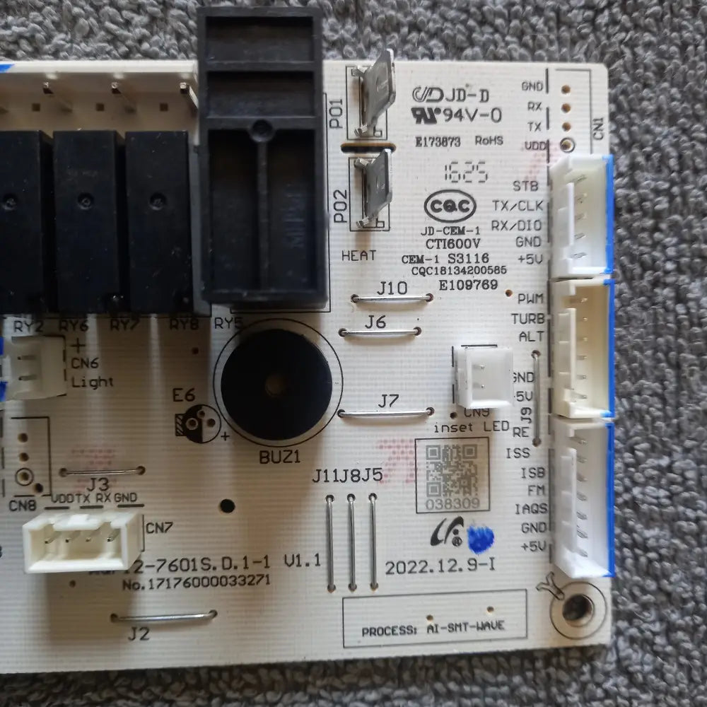 Control Board 17176000033271 WQP12-7601S.D.1-1 Circuit PCB Dish Washer Parts Compatible For Midea Dishwasher