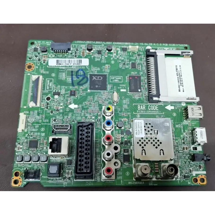 Eax66203805(1.2) Main AV Board EBT64032616 From LED TV LG 42lf561v