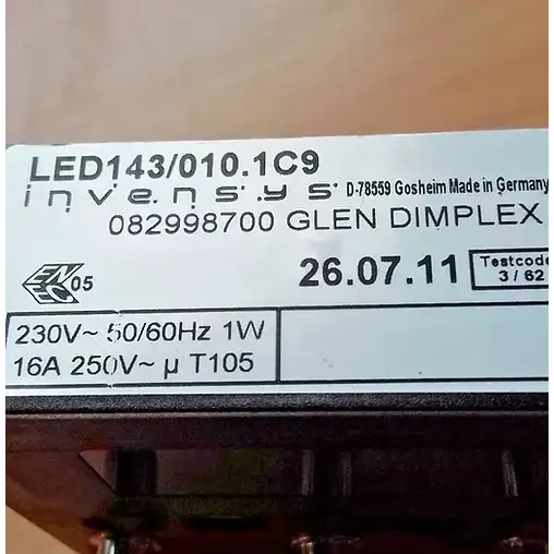ed143/010.1c9 Genuine Stoves ST SEB900FPS 444440832 Oven Timer / Clock,used tested.
