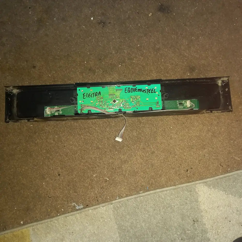 electra EQ0VEM4STEEL FRONT CLOCK DIGITAL PCB PANEL