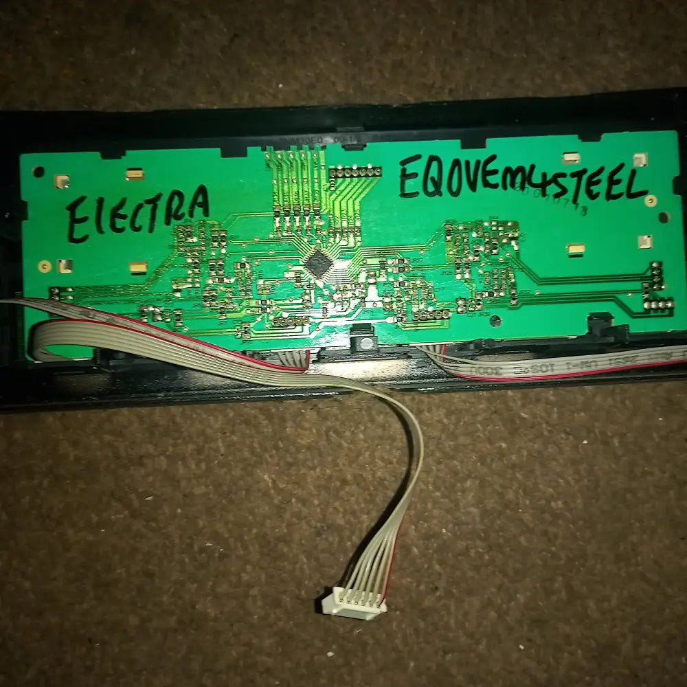 electra EQ0VEM4STEEL FRONT CLOCK DIGITAL PCB PANEL