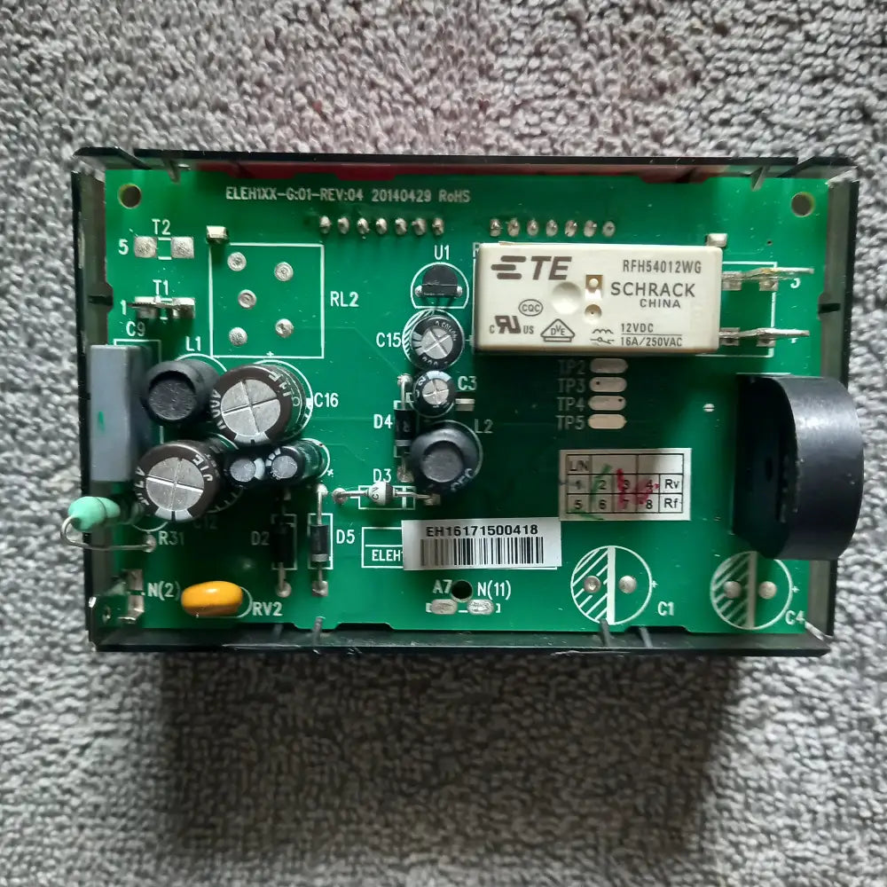 ELECTROLUX ZANUSSI OVEN DIGITAL TIMER CLOCK.ELUX NO 387 2108 61 ELEH161 REV1.2 387210861 REV K SOFTWARE V3.1,USED