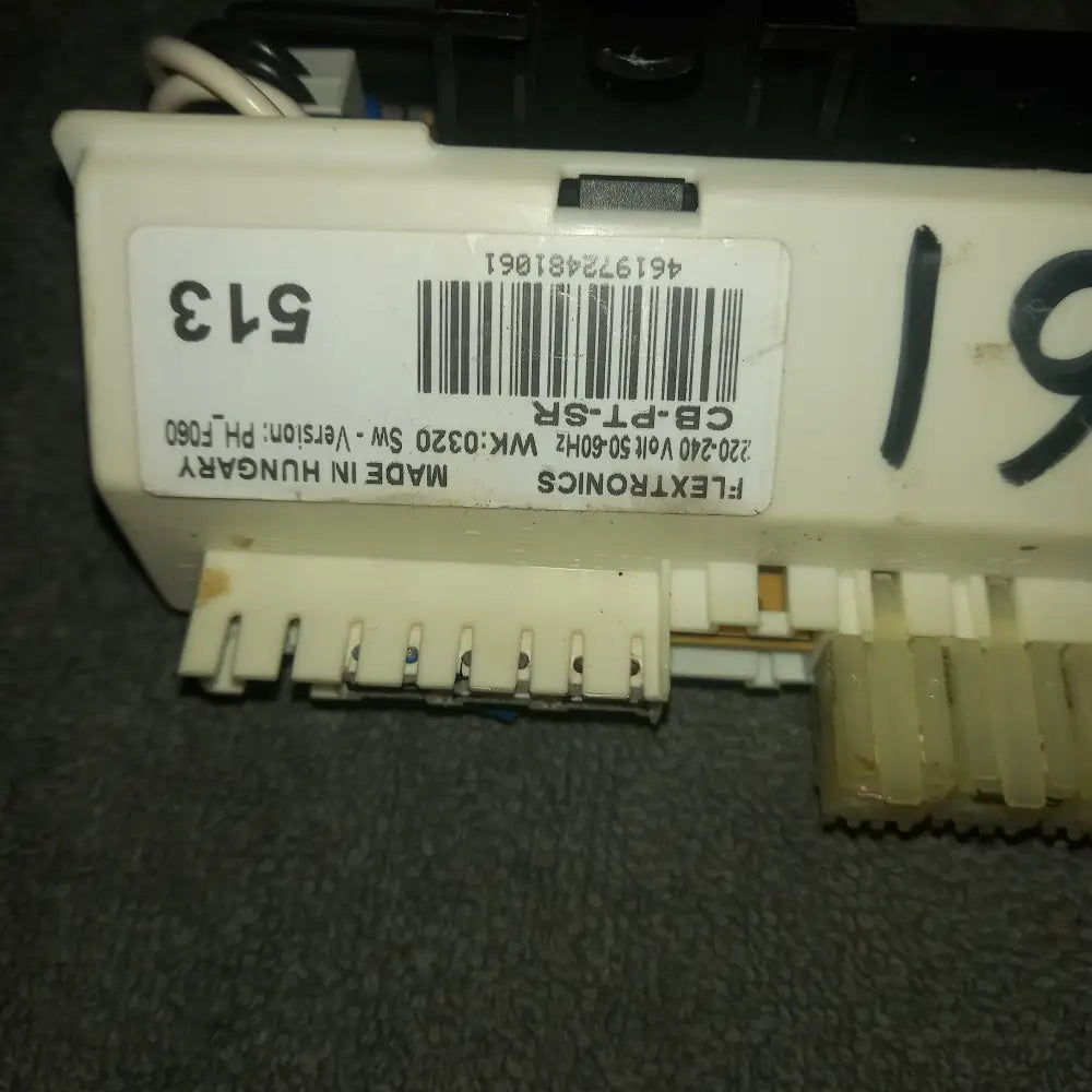 FLEXTRONICS WHIRLPOOL DISHWASHER PCB CONTROL CARD,461972481061,USED TESTED.