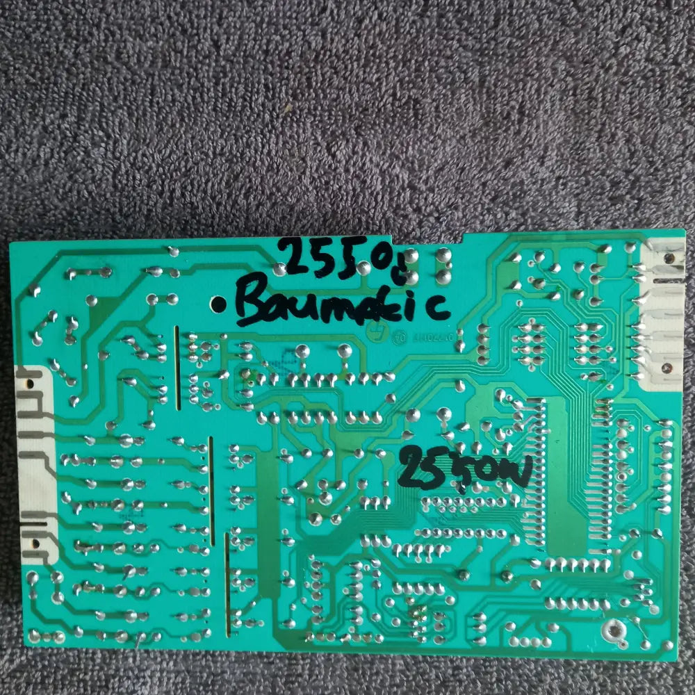 genuine baumatic 2550w dishwasher front control pcb