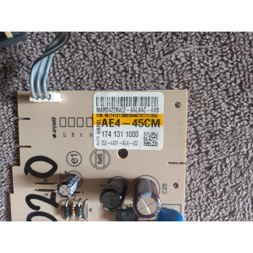 genuine beko dishwasher control card