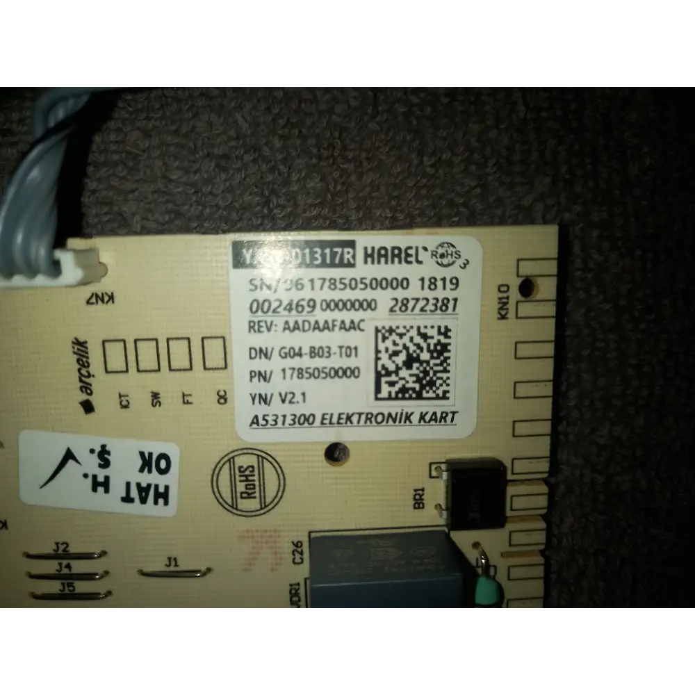 genuine beko dishwasher pcb card