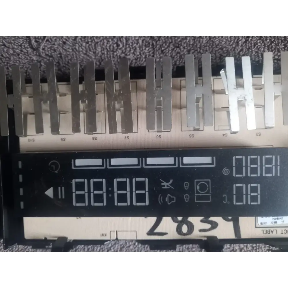 genuine beko front digital display 2839230100