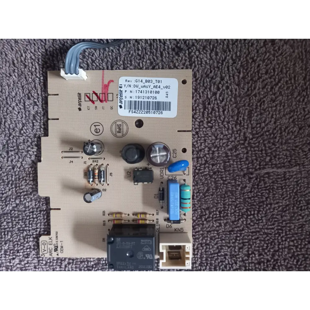 genuine beko wwd5411w dishwasher control pcb